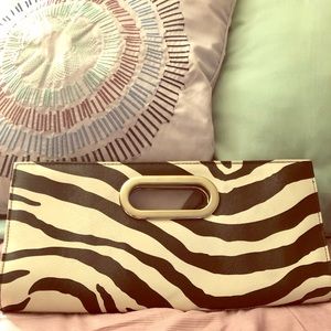 🥰Zebra print clutch purse🥰